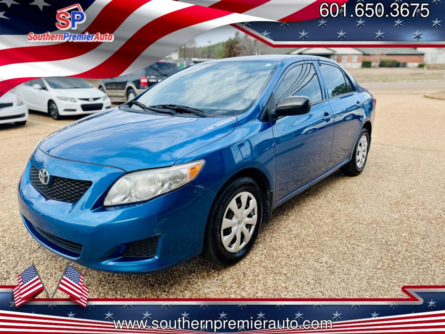 2009 BLUE TOYOTA COROLLA BASE; S; LE; (1NXBU40EX9Z) , located at 922 W. Beacon St., Philadelphia, MS, 39350, (601) 650-3675, 32.770447, -89.127151 - Photo#2